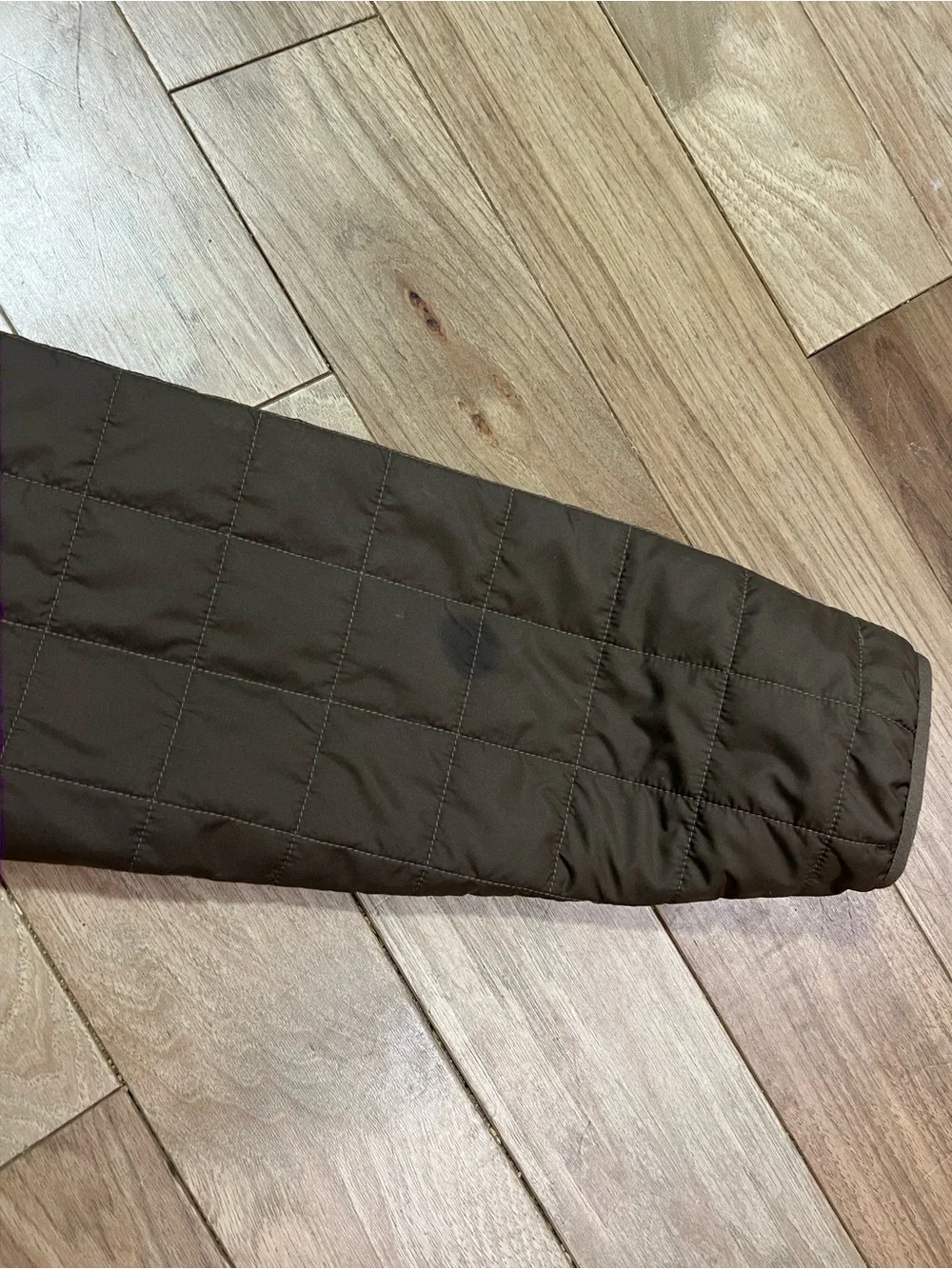 The North Face Womens Medium Brown Quilted Hooded Puffer Coat